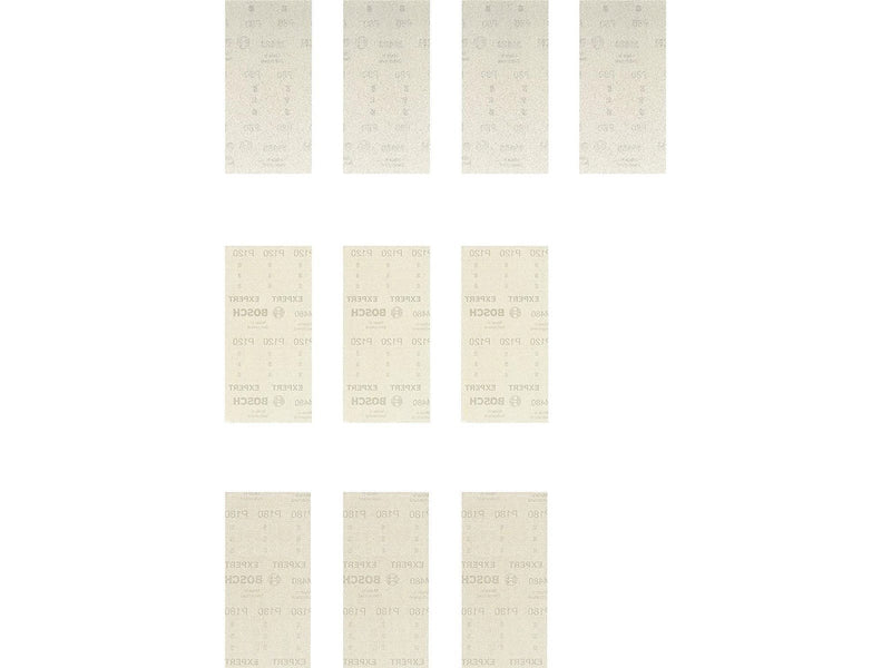 Bosch sanding sheet set plan 93x186mm net 10 pcs