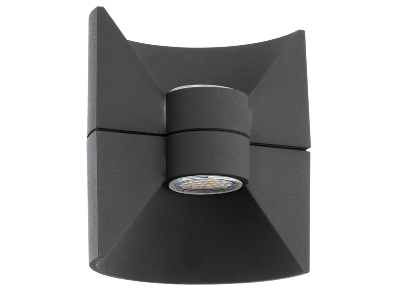 EGLO LED-Lampe REDONDO Wandleuchte, anthrazit GU10
