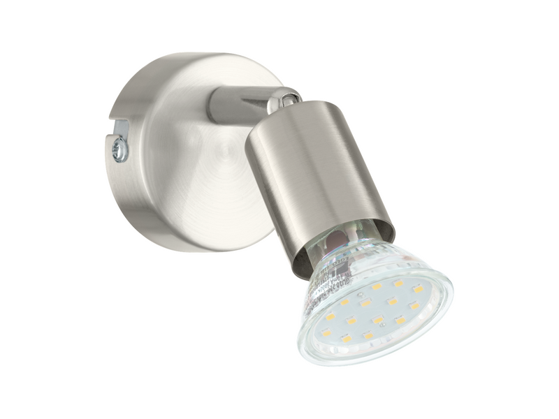 EGLO LED-Lampe BUZZ-LED Spot, nickel-matt GU10