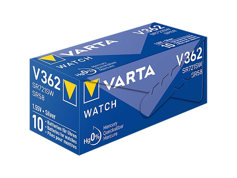 VARTA V 362 battery - silver oxide