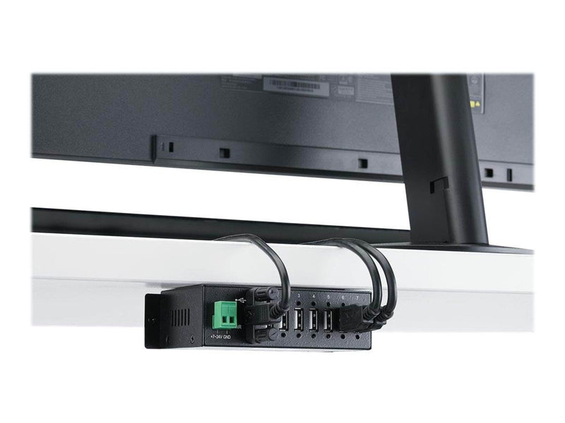 StarTech.com USB 2.0 Industrial USB Hub USB-Hubs - 7 - Schwarz