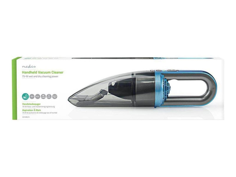Nedis Handstaubsauger VCHH6BU75 - vacuum cleaner - cordless - handheld - blue/grey