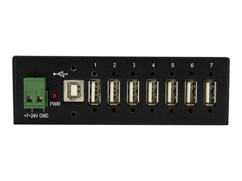 StarTech.com USB 2.0 Industrial USB Hub USB-Hubs - 7 - Schwarz