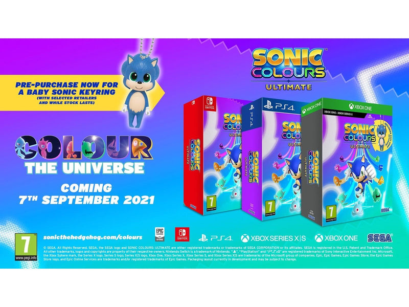 Sonic Colours: Ultimate (Launch Edition) - Sony PlayStation 4 - Platformer - PEGI 7