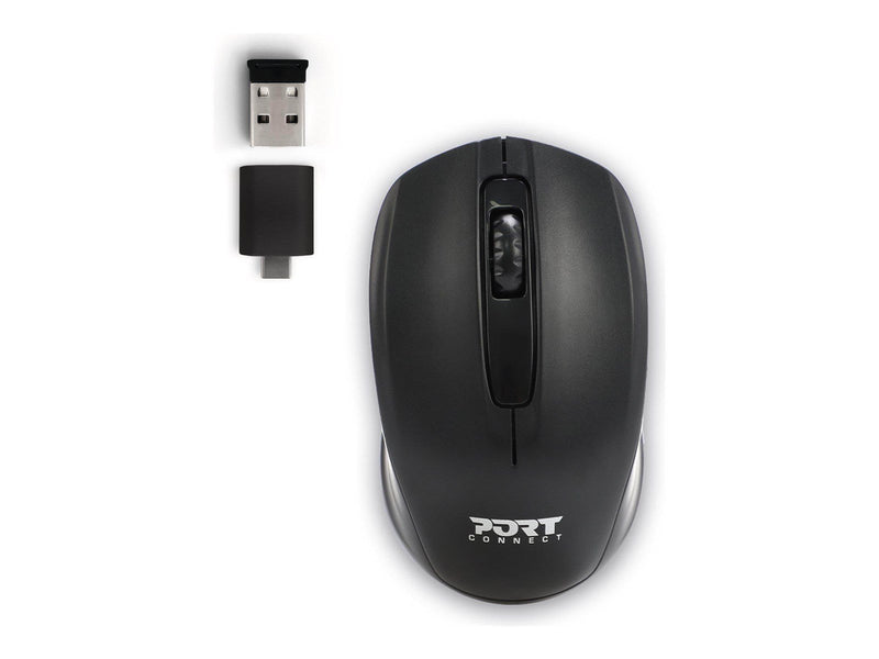 PORT Designs PORT Connect - Maus (Schwarz)