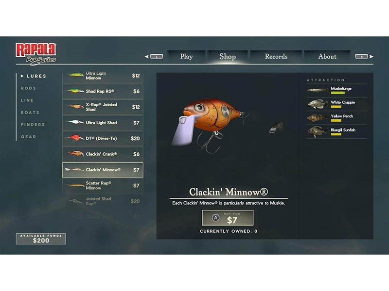 Rapala Fishing Pro Series (Code in a Box) - Nintendo Switch - Simulator - PEGI 3