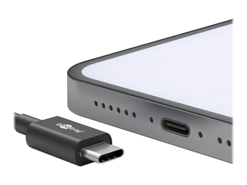 Pro USB-C - USB-C - PD 100W - 0.5m - Schwarz - USB-Kabel