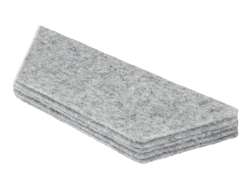 Nobo Filzpad-Nachfüllpackung für Tafelwischer, 10 Stück