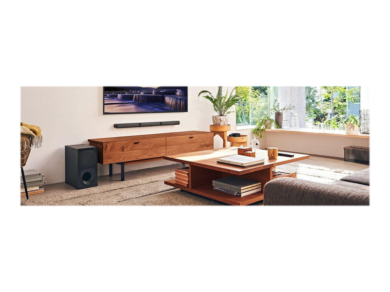 Sony HT-S40R - sound bar system - for home theatre - wireless