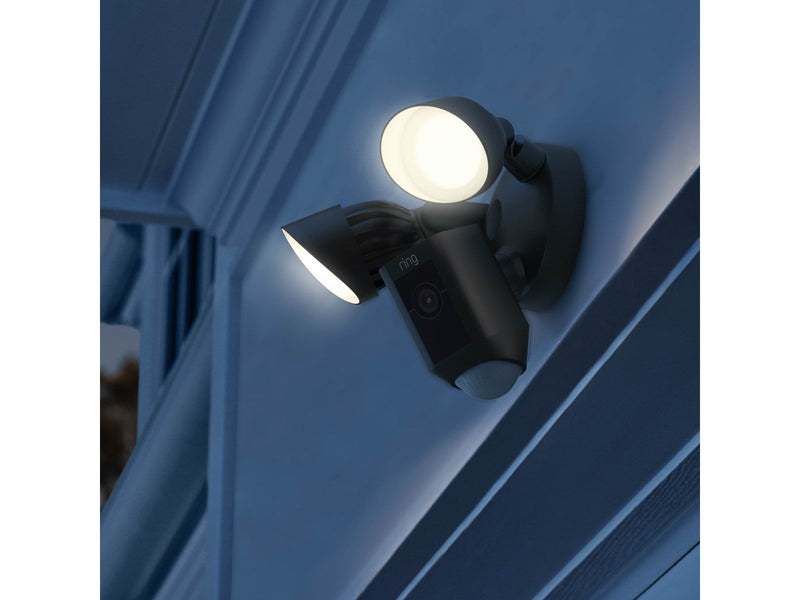 Ring Floodlight Cam Wired Plus - Schwarz