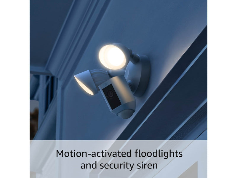Ring Floodlight Cam Wired Plus - Weiß