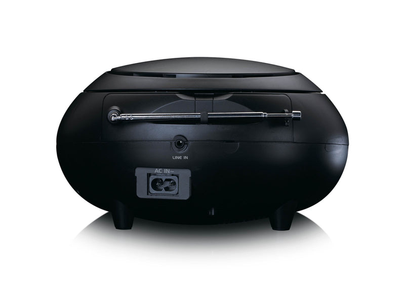 Lenco SCD-331BK - Portable Radio/CD/MP3 player with USB and Bluetooth® - Black