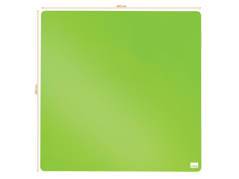 Nobo  quadratisches Whiteboard 36 x 36cm Grün