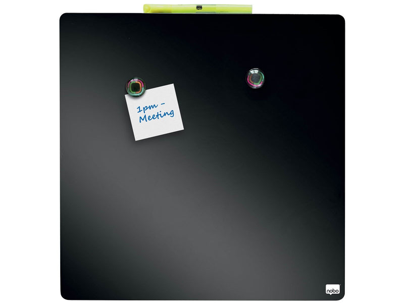 Nobo  quadratisches Whiteboard 36 x 36cm Schwarz