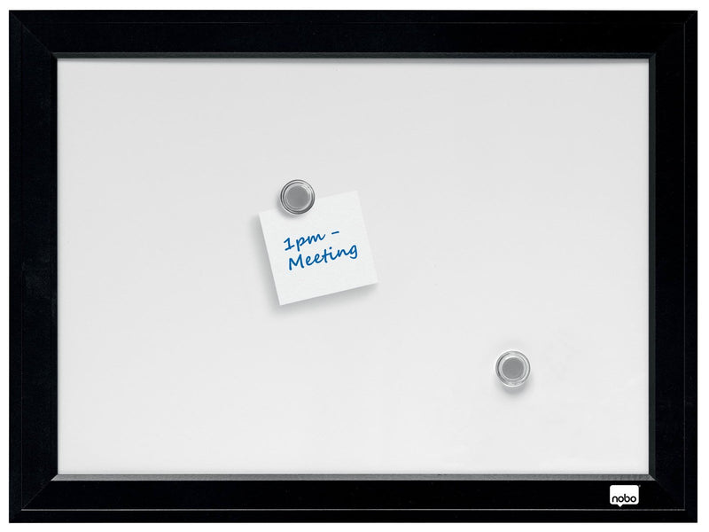 Nobo Whiteboard mit schwarzem Rahmen 58,5 x 43 cm