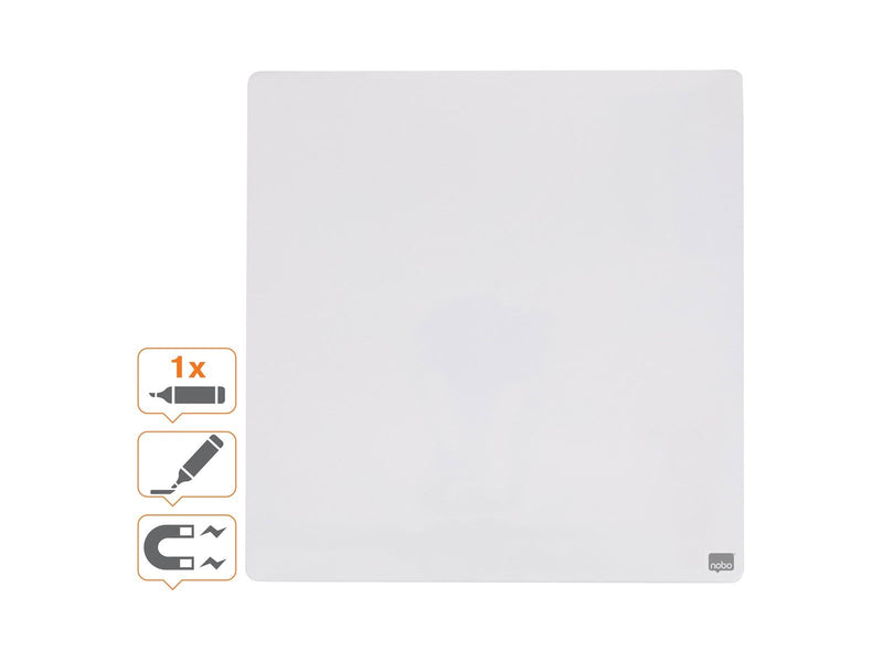 Nobo  quadratisches Whiteboard 36 x 36cm Weiß