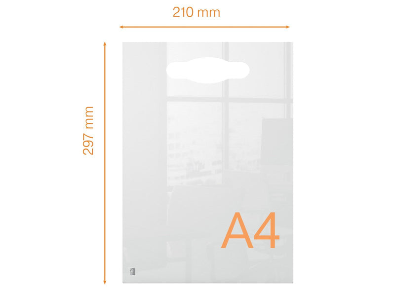 Nobo Acryl Desktop-Notiztafel mit Griffloch
