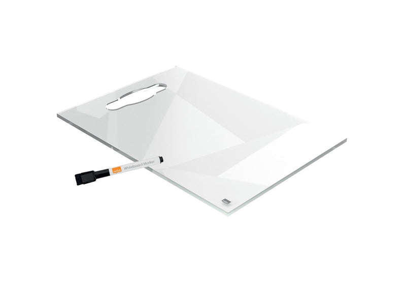 Nobo Acryl Desktop-Notiztafel mit Griffloch