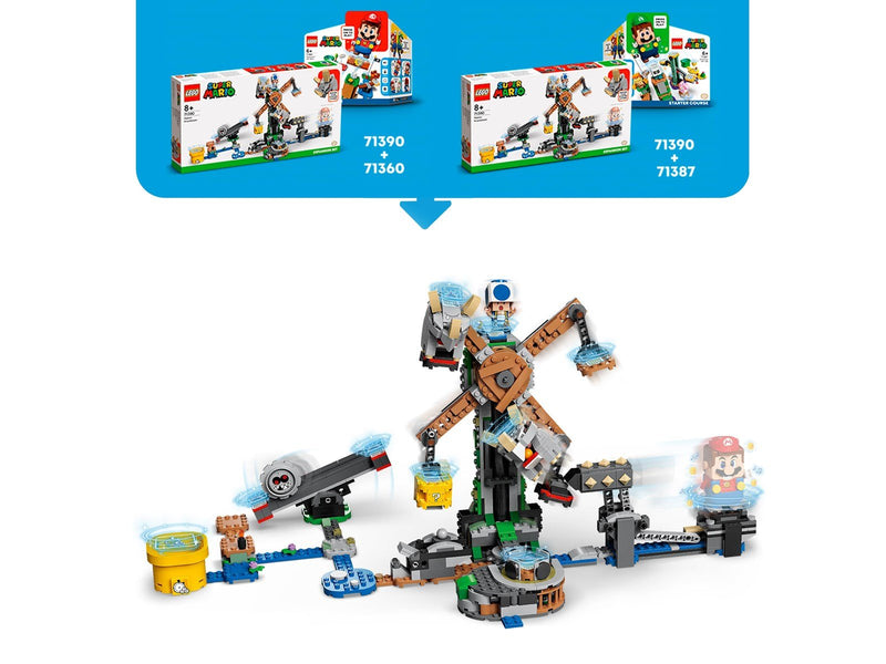 LEGO Super Mario 71390 Reznors Absturz – Erweiterungsset