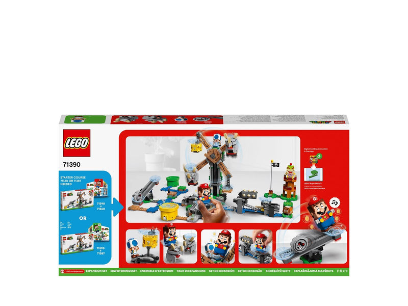 LEGO Super Mario 71390 Reznors Absturz – Erweiterungsset