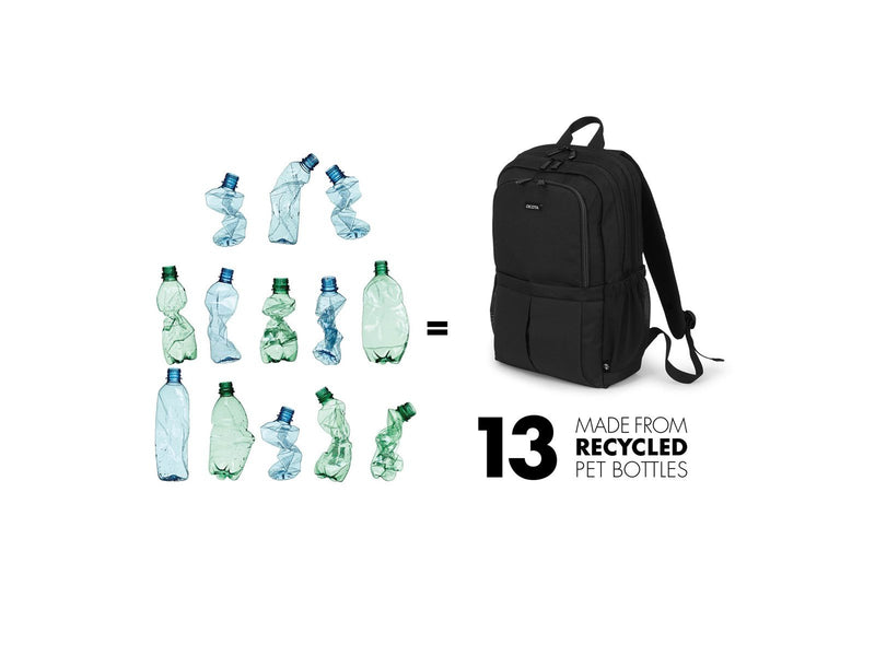 Dicota Eco Scale Rucksack für Laptop 17.3" | Schwarz