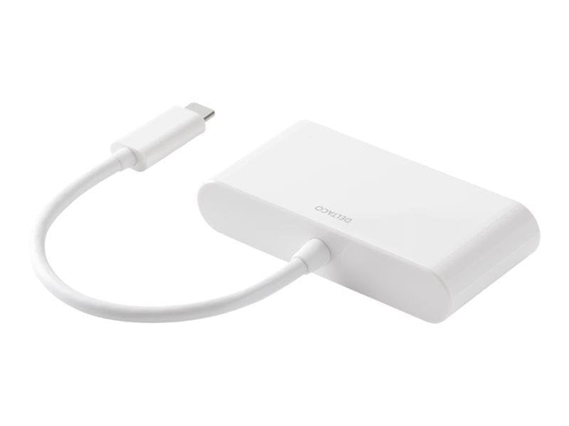Deltaco USB-C till HDMI/USB A adapter 4K 30Hz US