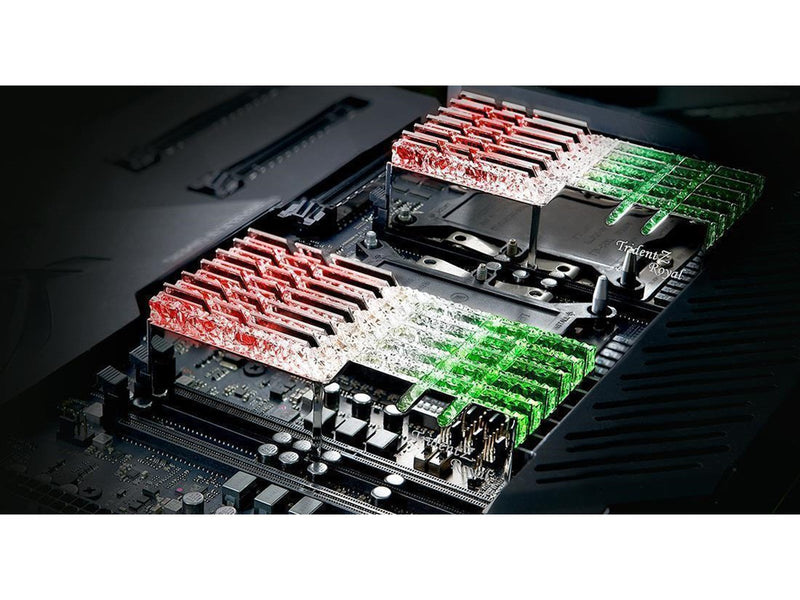 G.Skill Trident Z Royal DDR4-4400 - 32GB - CL19 - Dual Channel (2 pcs) - Intel XMP - Silber mit RGB