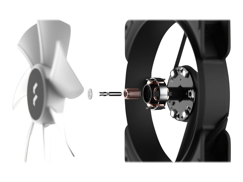 Fractal Design Aspect 12 RGB PWM - Gehäuselüfter - 120mm - Schwarz