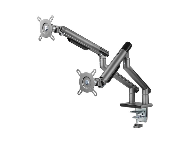 Alterzone Arm Duo dual aluminum monitor arms Space gray