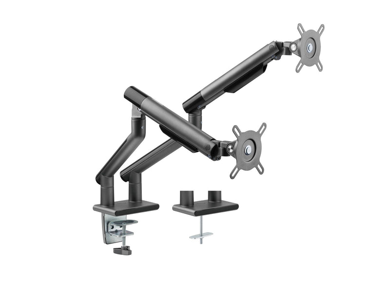 Alterzone Arm Duo dual aluminum monitor arms Space gray