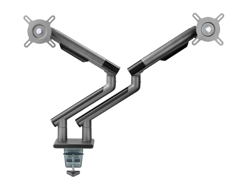 Alterzone Arm Duo dual aluminum monitor arms Space gray
