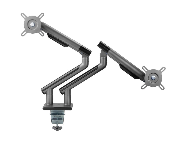 Alterzone Arm Duo dual aluminum monitor arms Space gray
