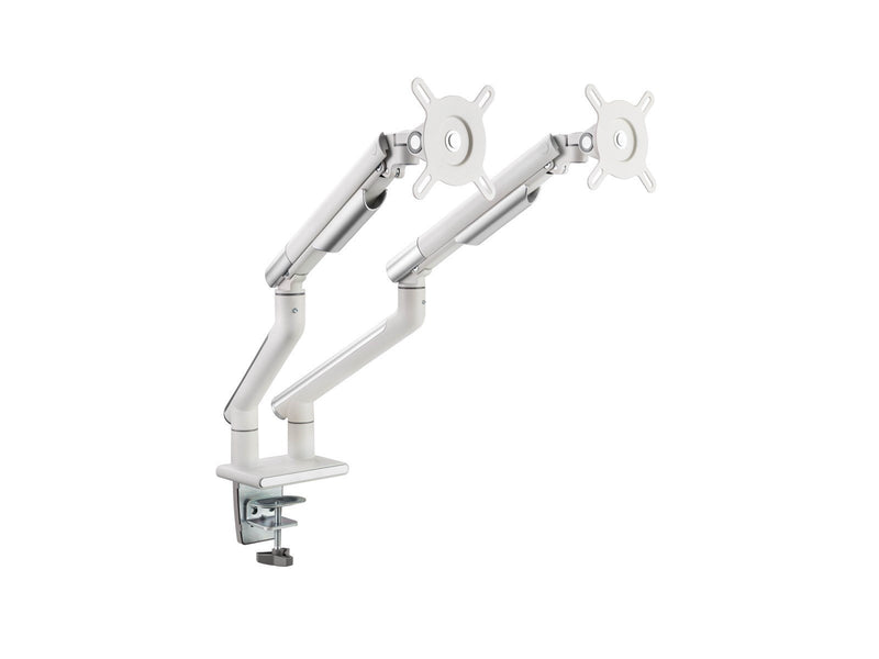Alterzone Arm Duo dual aluminum monitor arm White