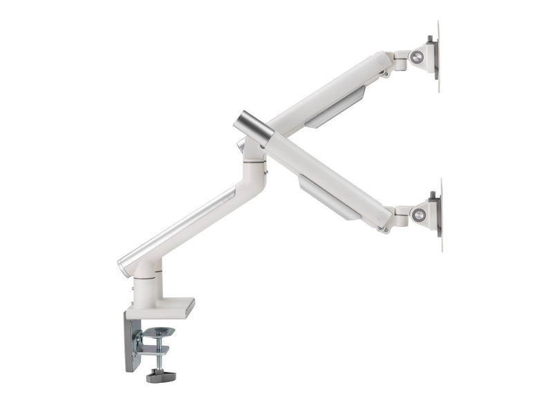 Alterzone Arm Duo dual aluminum monitor arm White