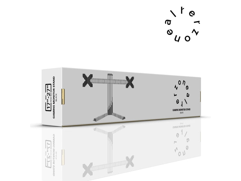 Alterzone Pro Duo dual gaming monitor stand 17"-27" Black