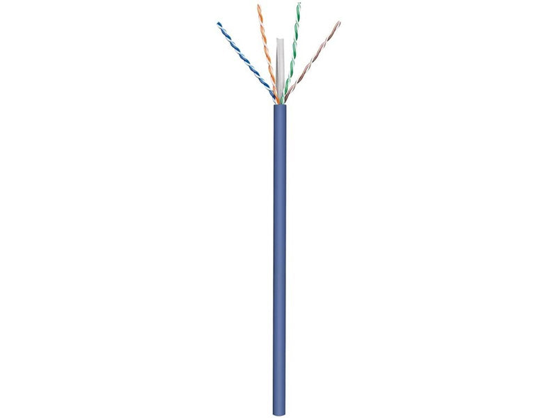 Pro CAT 6a network cable U/UTP blue 305 m - CU AWG - Blau - 305 meter