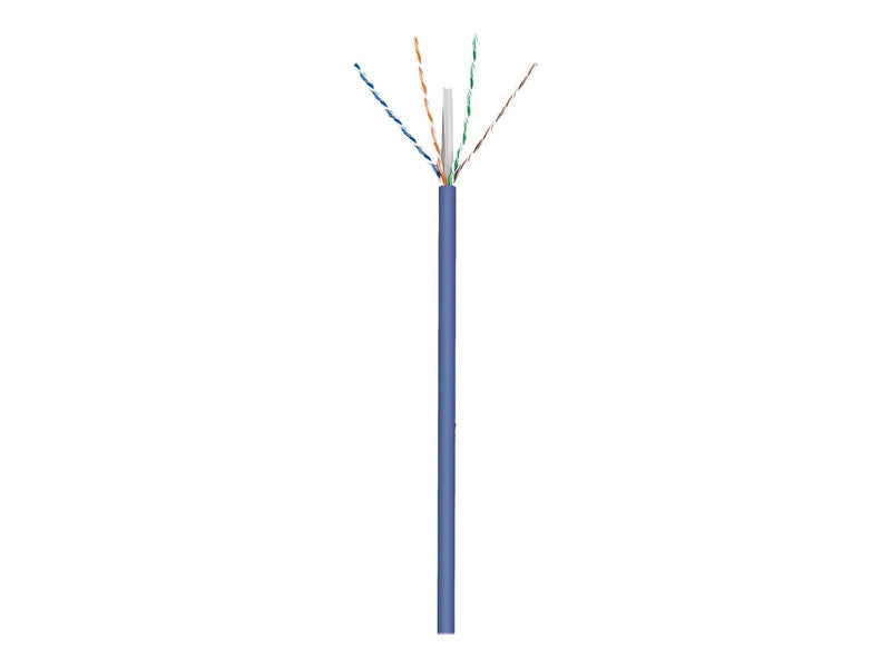 Pro CAT 6a network cable U/UTP blue 305 m - CU AWG - Blau - 305 meter