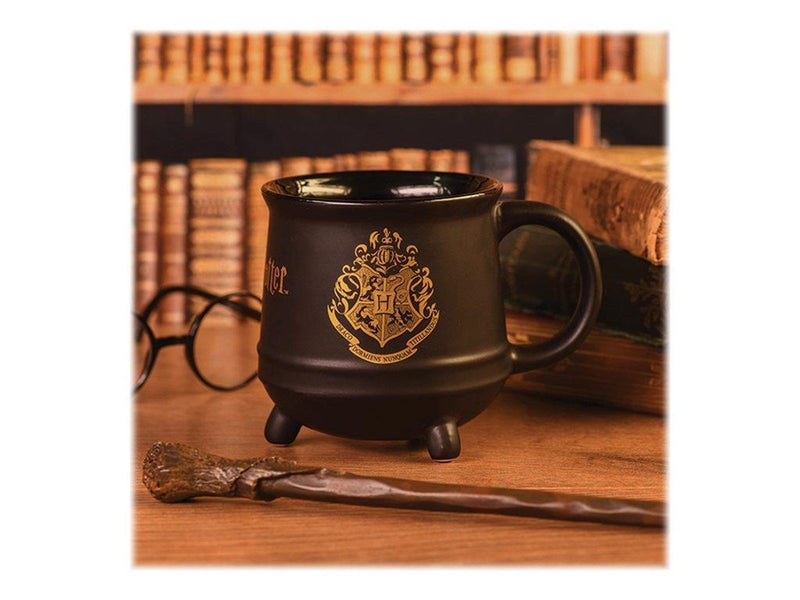 Pyramid Keramik-Kessel-Tasse Harry Potter Hogwarts Wappen