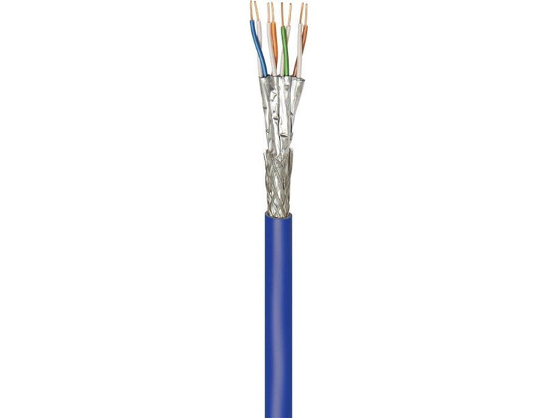 Pro LAN S/FTP CAT 7A Duplex - Blau - 100 meter