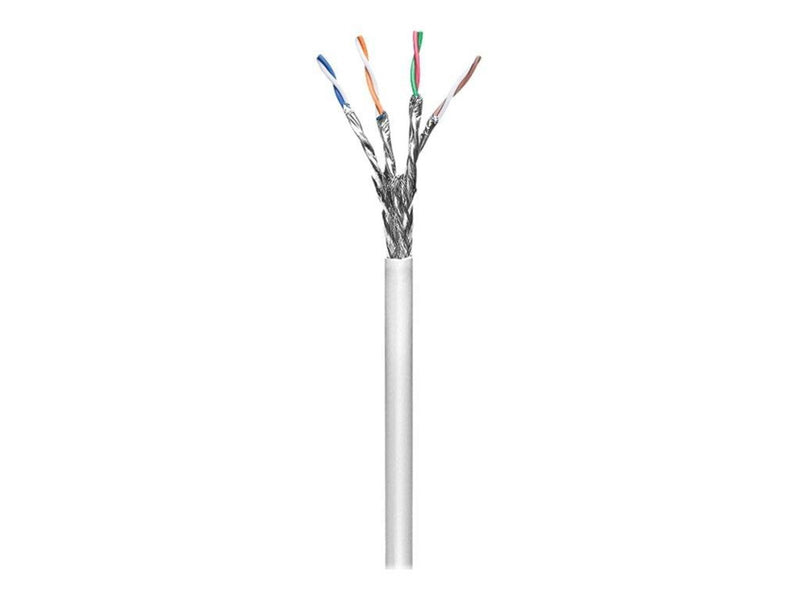 Pro CAT 6 network cable S/FTP (PiMF) grey 100 m - C - Grau - 100 meter