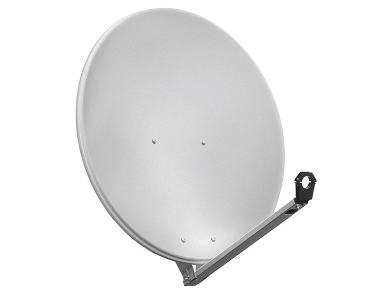 Pro 80 cm aluminium satellite dish light gray - for i