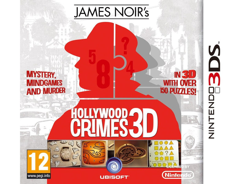 James Noir's Hollywood Crimes 3D - Nintendo 3DS - Puzzle - PEGI 12