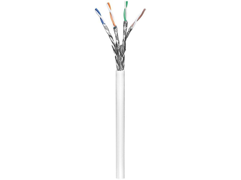 Pro CAT 6a network cable S/FTP (PiMF) grey 50 m - C - Grau - 50 meter