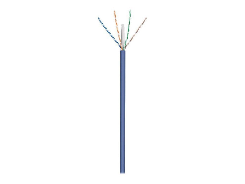 Pro CAT 6a network cable U/UTP blue 50 m - CU AWG - Blau - 50 meter