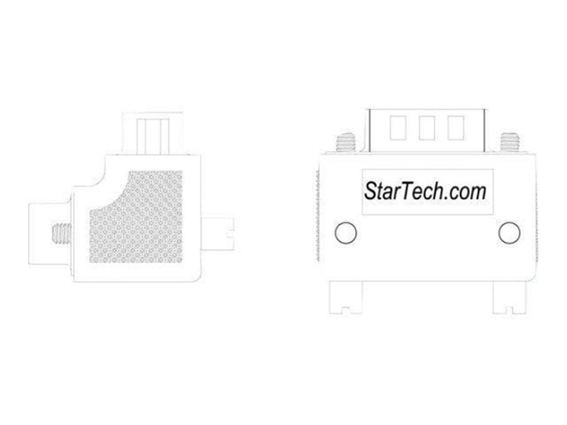 StarTech.com Right Angle DB9 to DB9 Seri