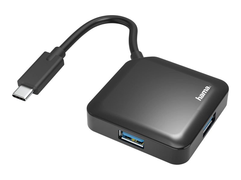 Hama hub - 4 ports USB-Hubs - USB 3.2 - 4 - Schwarz