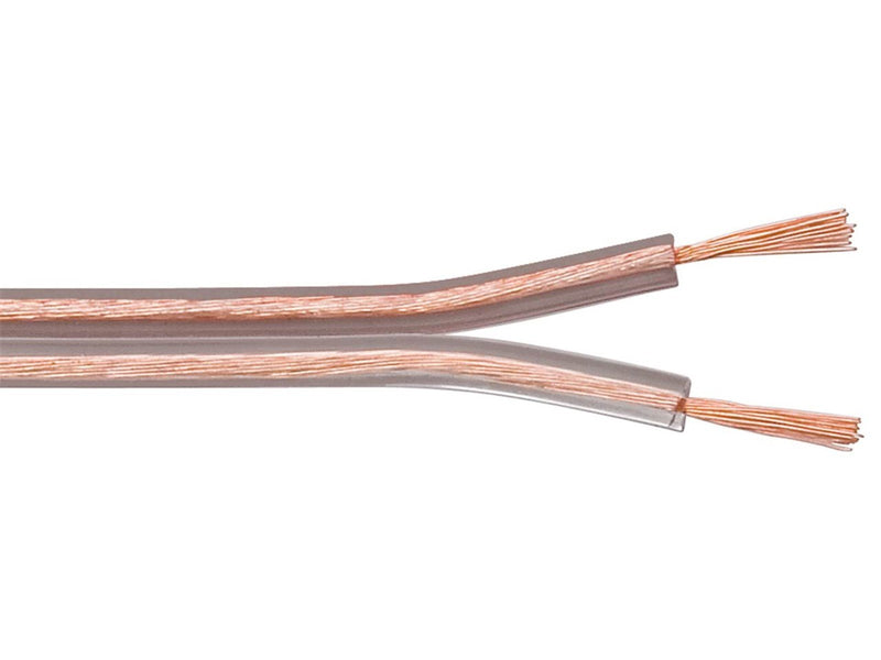 Pro Speaker cable transparent CCA 50 m - 50 m roll c