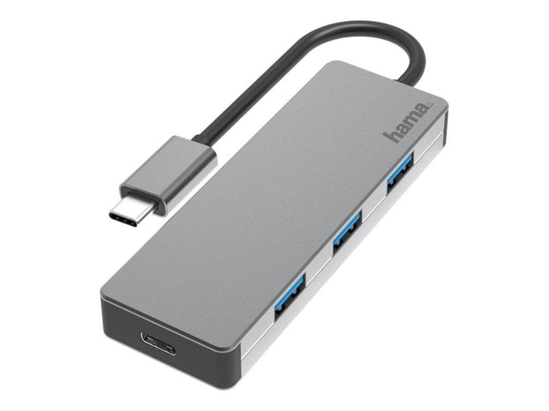 Hama - hub - 4 ports USB-Hubs - 4 - Grau