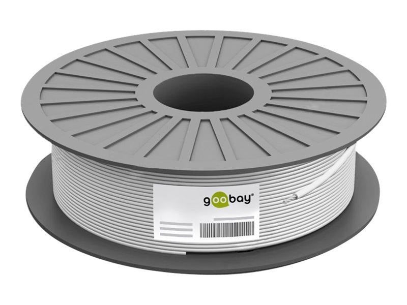 Pro CAT 6 network cable S/FTP (PiMF) grey 100 m - C - Grau - 100 meter