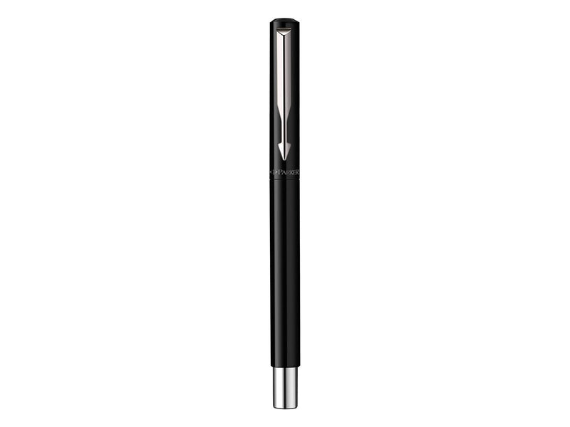 Parker Vector Fountain Pen | Blue with Chrome Trim | Medium Nib | Blue Ink | Hangtab